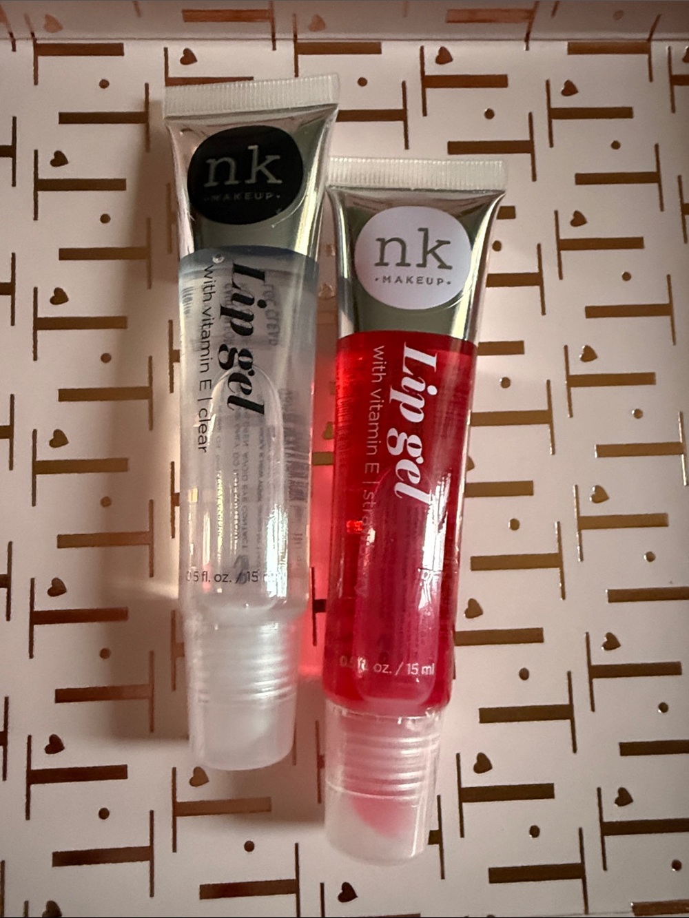 Lip Gel - Clear & Red Hydrating Gloss